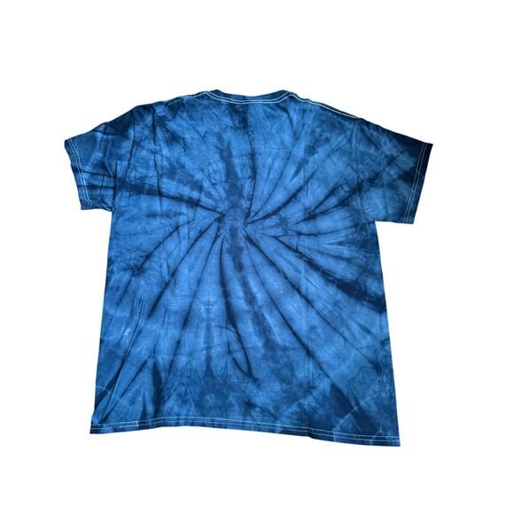 Ithaca College Tie Dyed T Shirt Navy Blue Large NWT - Picture 2 of 3